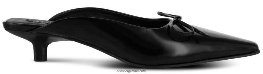 mules con tacón fenton ii ébano Senso 20NJBL132