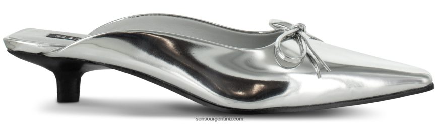 mules tacón fenton ii plata Senso 20NJBL131